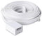SPEPY BT Telephone Extension Cable, White BT Male to Female Extension Cable 6-Pin Straight Through PhoneCable for UK Landline Phone Cord Home & Office Fax Modem Extender 6P4C (10M)