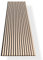 HAGEFOL® Akustikpaneele Holz 240x60 cm, Farbe: Eiche, Wandpaneele Holz, 3D Lamellenwand aus Holzfurnier auf Akustik Filz, Akustikpaneele 2400x600 mm