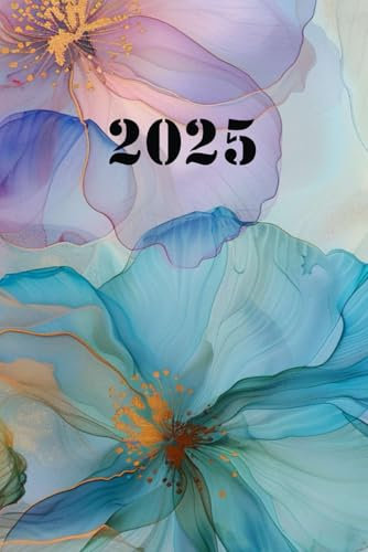 2025: Kalender 2025 Buchkalender Monatlicher und Wochenplaner, Jahresplaner von Januar bis Dezember 2025, 1 Woche auf 2 Seiten, DIN a5.