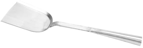 DECOMELODY Pala de Carbón Multifuncional de Acero Cromado para Barbacoa y Estufa Diseño Hueco para Mango de Pala para Cenizas y Carbón Uso Práctico