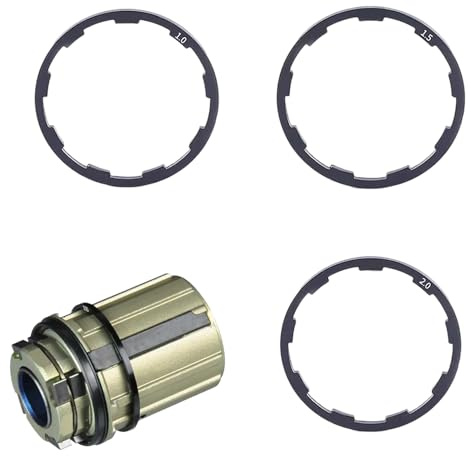 3 Stück Fahrrad Spacer,Distanzring für Kassette,Fahrrad Innenlager Achsscheiben,Innenlagerdistanzscheiben,Tretlager Unterlegscheibe,Kassette Schwungrad Naben Abstandshalter für Mountainbike,Rennrad