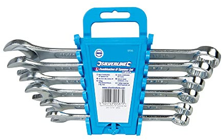 Silverline SP20 Jeu de 6 clés mixtes 3/8-11/16 AF