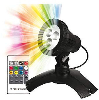 PondMAX 3 LED Multi Colour Pond & Garden Light - Fully Submersible Waterproof Garden Lighting (with Remote Control)