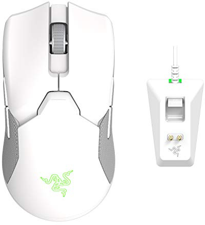 Razer Viper Ultimate - Mouse da gioco wireless con dock di ricarica - Mercury