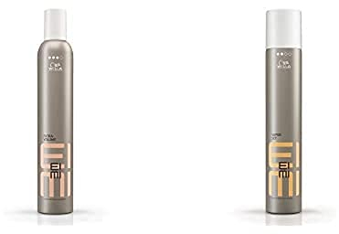 Vorteils-Set: Wella Eimi Super Set Fixing Spray mit UV-Schutz und extrastarkem Halt – 1 x 500 ml & Extra Volume Schaumfestiger mit Hitzeschutz und starkem Halt – 1 x 500 ml