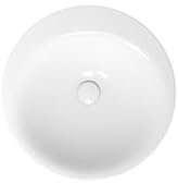 BetteLux Lavabo empotrado ovalado con agujero para grifo, A220HLW1 500 x 500 mm, Color: Blanco