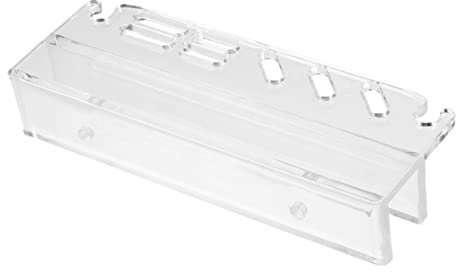 FOMIYES Fish Tank Tool Holder Organizer Stand for Aquarium Cleaning Tools Acrylic Material for Fish Tank Maintenance
