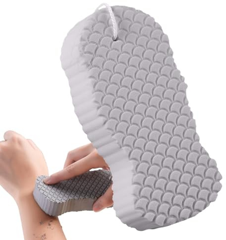Spugna Scrub Per Il Corpo - Spazzola Per Doccia Spugna Da Bagno Con Corda Per Appendere - Spugna Da Bagno Resistente Per Doccia, Esfoliante Per Il Corpo, Spugna Per Doccia Per Bambini Adulti