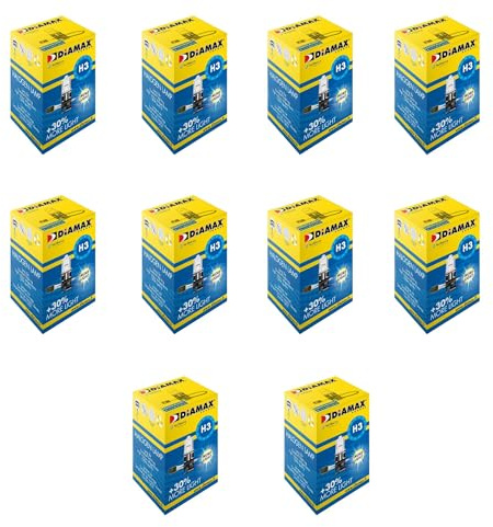 DIAMAX E2011L H3 12V 55W 10 Stück Auto Scheinwerfer Lampe