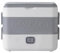 Zhufas Fiambrera Eléctrica 200w, 220V Lunch Box Portatil, 1,2L Taper Electrico para Comida, Fiambrera Termica en Acero Inoxidable, con Juego de Cubiertos,Fácil Limpieza,para Escuela,Oficina y familia