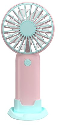 ANMITI Cute Desk Fan Handheld Quiet Air-Circulators Cute Design Small Powerful For Staying Comfortable Small Fan