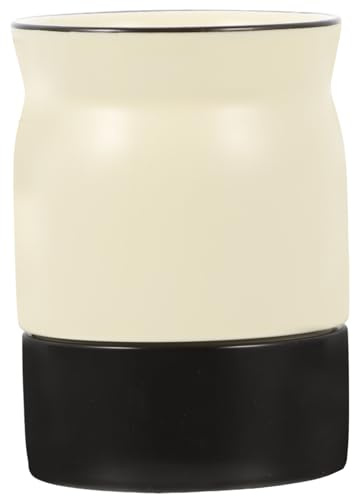Toyvian Soporte para Utensilios de Negro y Blanco Cubertero de Estilo Retro Organizador de Mesa para Almacenamiento de Cubiertos y Utensilios Diseño Compacto y Capacidad Amplia para