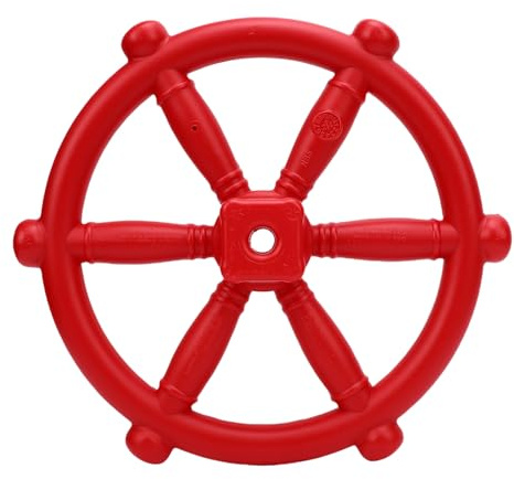Generic Giocattolo Volante Nave Pirata per Accessori per Parchi Giochi per Casetta Sull'albero Set da Gioco per Esterni Altalena in Plastica Giocattolo Educativo per Casetta da Cortile, Blu (rosso)