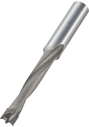 Trend CraftPro Dübelbohrfräser, 1/4-Zoll-Schaft, 5 mm Schnittdurchmesser und 35 mm Schnittlänge, mit Wolframkarbid-Spitze, C174X1/4TC