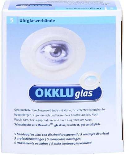 Okkluglas Uhrglasverband 5 stk