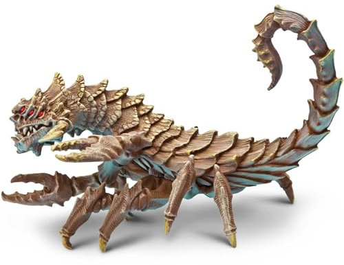 Safari Ltd Wüstendrache 14,6 cm | Handbemalte Drachenfigur | Kinderspielzeug | Ungiftig & BPA-frei | Für Kinder ab 3 Jahren geeignet, Braun