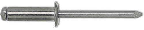 Gesipa Blindniete Alu/Nirosta 5 x 12 Flachrundkopf mm, 500 Stück, (1433599) Blindniettechnik, Grau