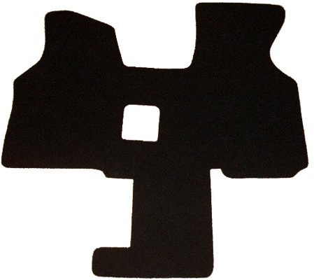 autix 233 Fußmatte Schmutzfangmatte schwarz passend für VW Bus T4 2 Sitzer