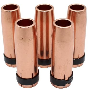 5x Gasdüse konisch NW Ø 16,0 mm für Brenner MB 26 / MB 401 / MB 501…