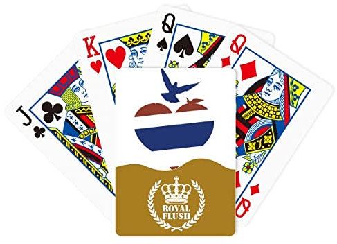 Thailand I Love Thailand Heart Möwe Royal Flush Poker Spielkartenspiel