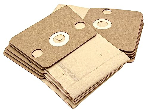 vhbw 10x Sacs compatible avec Rowenta ZR 480 aspirateur | 22,5cm x 16,5cm couleur sable