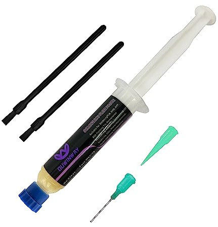 Ouwinway 1-pack No Clean Soldering Flux Paste,Solder Flux For Electrical Soldering,For Copper Pipe Brazing, Tin soldering,10cc/bottle