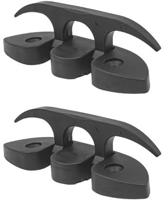 ZONADAH 2 Stück Faltbare Klampen für Boote, 120 mm, Nylon, zum Hochklappen, zusammenklappbar, zum Hochziehen, für Bootsdockklampen mit Verschluss für Dock, Bootsdeck, Marine, Kajak
