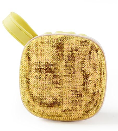 MAIASAURA | Boite à Histoire pour Enfant Maïa Plus avec 200 Titres Inclus | Conteuse à Histoire Enfant de 0 à 8 Ans | Boite à Musique pour Bébé avec Comptines, Berceuses et Histoires (Jaune Rose)