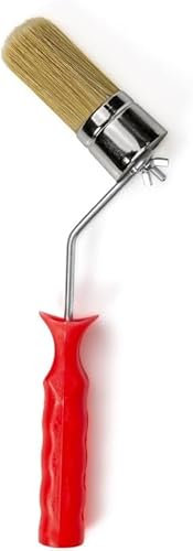 PENNELLO CON MANICO GUIPON MANICO DA 26 CM PENNELLO 20X84 MM - In misto ideal, ghiera tonda nichelata e vite e farfalla. Consigliato per rifilature ed angoli nascosti.