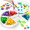 NYOBABE Sensory Toys for Autism,Sensory Bin with 5 Kinds of Fillers for Toddlers,Sensory Water and Sand Play Trays for Kids 3 4 5 6 7 8,Autism Sensory Equipment Special Needs Developmental Toys