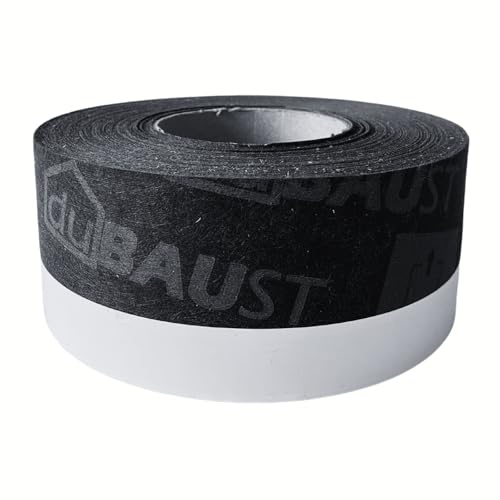 dubaust Bande de raccordement pour fenêtre - Pour l'intérieur et l'extérieur - Étanche à l'air - Avec bande adhésive - Différentes largeurs - Rouleau de 30 m - Extérieur : 100 mm - 1