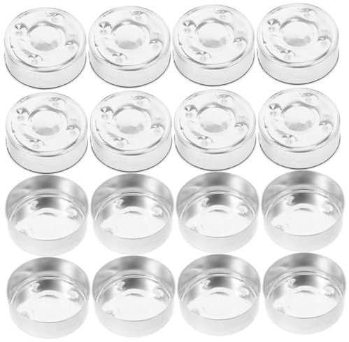 DONFAMDS 150stücke Runde Aluminiumkerzendosen Leere Metallkerzenbecher Für Selbstgemachte Kerzen Und Bonbons Vielseitig Verwendbar Für Dekoration