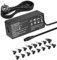 Chargeur Universel 90W pour HP, Dell, Samsung, Sony, Lenovo, Acer, ASUS, Toshiba, IBM, Fujitsu, Notebook, Ultrabook, Chromebook Ordinateurs Portables Adaptateur avec 16 Connecteurs et AC Câble