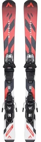 Mc Kinley Kinder Team 7 I Jt + Systembindung Ski-Set, Red/Black Night/Whit, 130