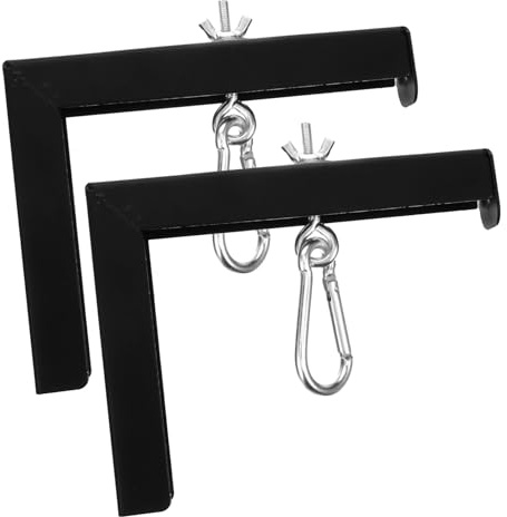 Gatuida Supporto Per Schermo Proiettore a Parete e Soffitto, Staffa a l Regolabile in Metallo Con Gancio Per Installazioni in Aula, Teatro e Casa, Set Da 2 Pezzi Per Montaggio Stabile e Duraturo