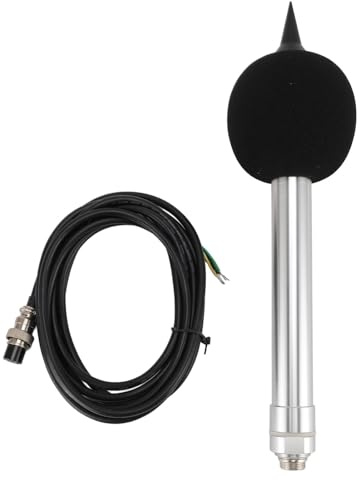 Dispositivo trasduttore sensore di rumore Fonometro digitale Interno esterno RS232 Decibel Tester DC9 30V per misurazione del rumore ambientale industriale Lega di alluminio 11,5