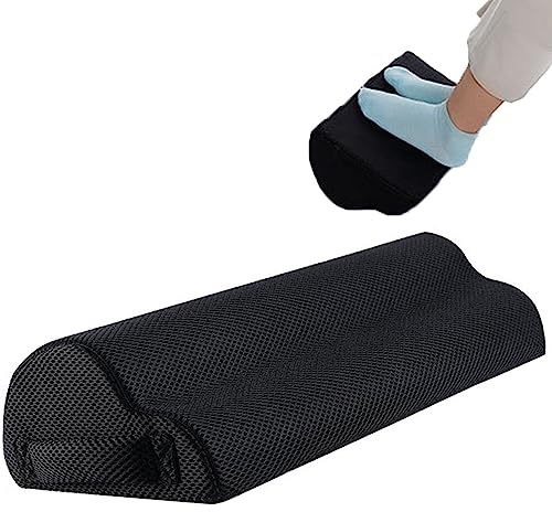 Foot Rest Under Desk Adjustable Height Ergonomic Footrest Cushion, Non-Slip, for Optimum Leg Compact Supportive Feet Stool Foam Pillow Relax Feet Knees for Home Office Travel