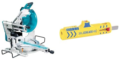 Makita LS1219L Kapp- und Gehrungssäge 305 mm & Jokari 30155 Secura Super Entmanteler No. 15 Neuheit