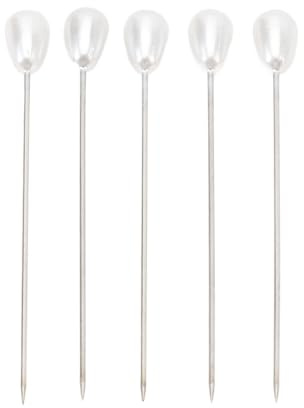 100 Stück Boutonniere-Nadeln, Perlenkopf-Nadeln, Gerade Anstecknadel, Multifunktionale Anstecknadeln, Leichte Nadel, Anzug, Krawatte, Hutnadel, Anstecknadeln für Hochzeitskleid,