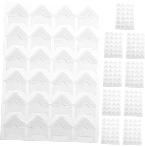 COOPHYA 10blätter Fotoecken Aufkleber Für Scrapbooking Selbstklebende Fotoecken Für Fotobücher Tagebücher Und Kreative Projekte Pro Stabiler Halt