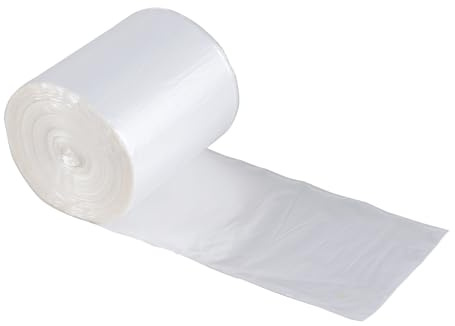 Aninhao Lot de 100 sacs poubelle transparents de 50 litres en plastique non parfumés