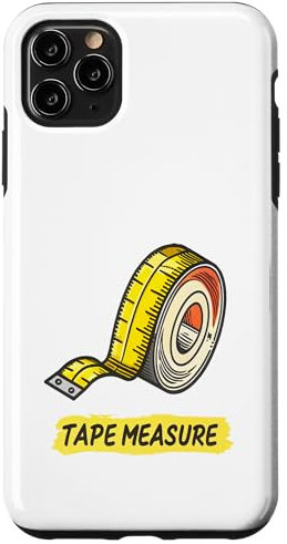 Lustiges Maßband, Grafikkunst Hülle für iPhone 11 Pro Max