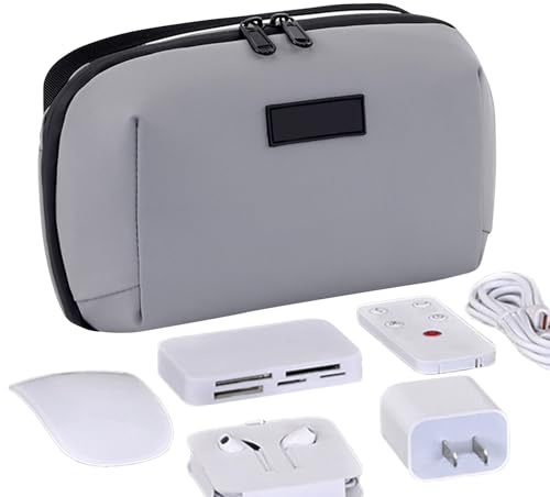Reise Kabelorganizer Tasche Reißverschluss Gepolstert Kompakt Ladekabel