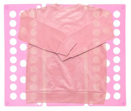 Faltbrett - Wäschefalter | Hemdenfalter | Falthilfe | Wäsche Faltbrett Für Kleidung | Wäschefaltbrett | T-Shirt Folder | Zusammenleghilfe | Hemdenfaltbrett Kunststoff Heimaufbewahrungswerkzeug