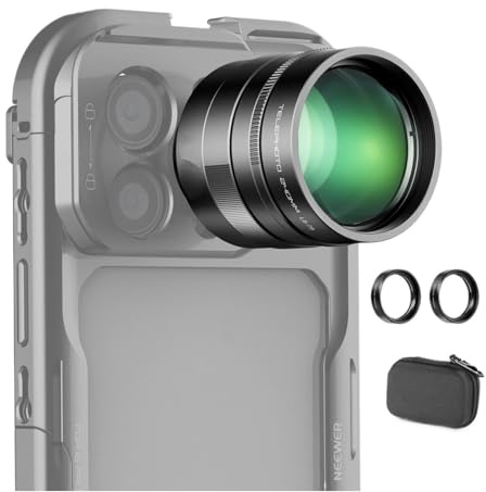 2X-konverter med 200 mm och 300 mm makroobjektiv for telefonkamera, teleobjektiv, kompatibel med iPhone, Android, Samsung, Xiaomi