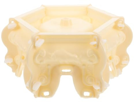 Hohopeti Stampo per Vaso da Fiori in Plastica Ispessita Design Fai da Te per Colata Bonsai in Cemento Base per Fioriere in Stile Europeo per Decorazioni da Tavolo e Giardino