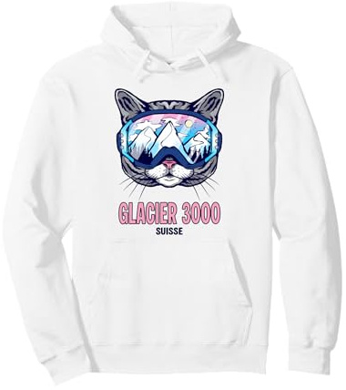 Gatos Bergpanorama Glacier 3000 - Gafas de esquí Sudadera con Capucha