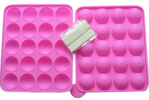 20 De Silicona Bandeja Pop Cake Stick molde Lollipop Fiesta Cupcake molde para hornear