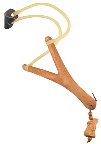 AceCamp Steinschleuder aus Holz I professionelle Outdoor-Zwille für Sport, Jagd, Angeln und Baumpflege, 8400