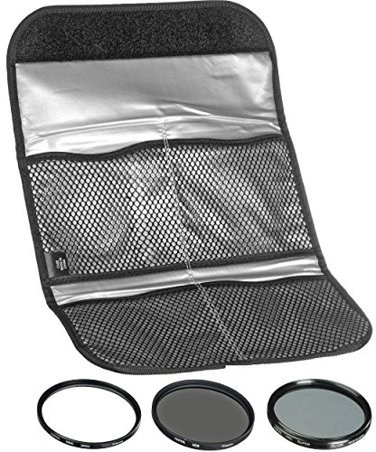 Hoya 46 mm Digital Slim Filter Set II – UV, Zirkular-Polarisator und ND10 | HMC, mehrfach vergütete Slim-Filter – inklusive Schutztasche – leicht und kompatibel mit Weitwinkelobjektiven